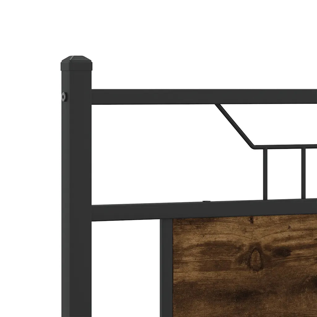 Giroletto senza Materasso Rovere Fumo 140x190 cm in Truciolato 4106743