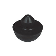 Minisfera in gomma nera 3x3 cm