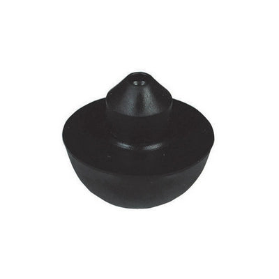 Minisfera in gomma nera 3x3 cm