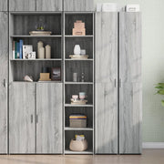 Credenza Grigio Sonoma 40x41x185cm in Legno Multistrato 3281671