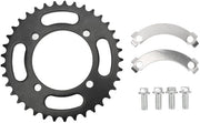 Tandwiel Achtertandwiel in Koolstofstaal - Tipo 420 - 37 Denti - Diametro foro 76mm - Per motorizzazioni da 50 a 190cc - Alta qualità