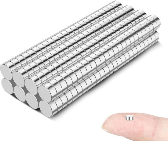 200 pezzi di magneti mini rotondi, piccoli magneti potenti 3x2mm, magneti di neodimio, magneti per frigorifero per lavori di fai da te, magneti mini potenti per whiteboard, tabelloni da attacchi, pannelli magnetici, porte, biglietti e schermi