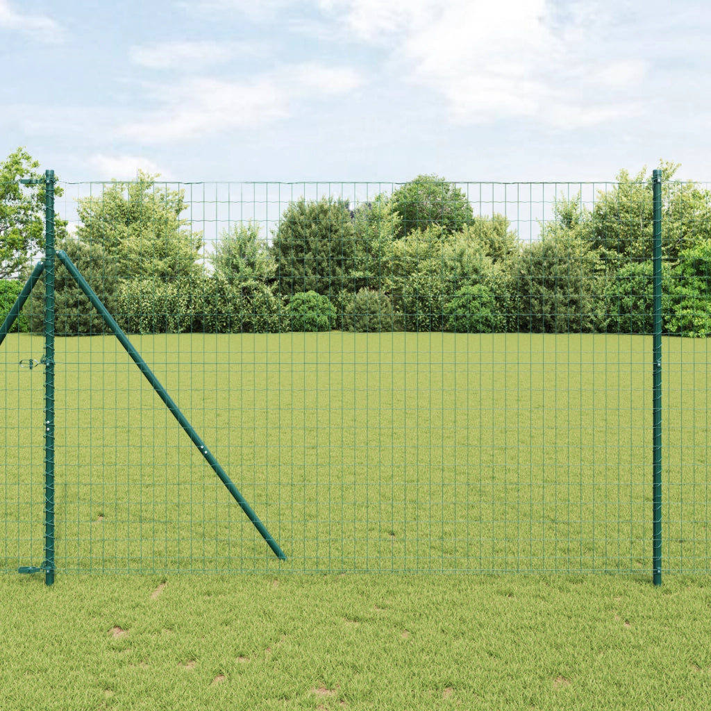 Recinzione Euro Verde 1.5x10 m Acciaio