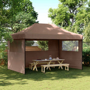 Tenda Party Marrone 292 x 440 x 315 cm Tessuto Oxford 42023625