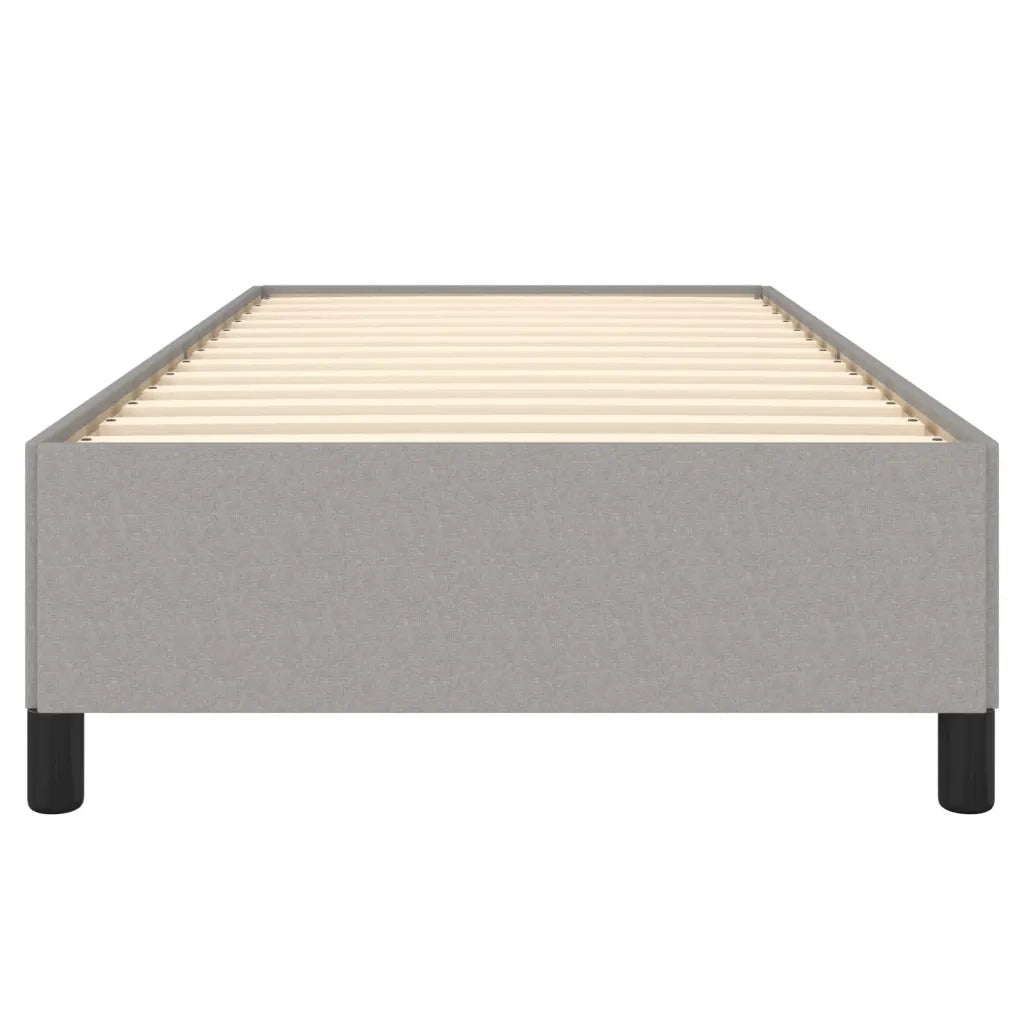 Giroletto senza Materasso Grigio Chiaro 90x190 cm Tessuto 347026