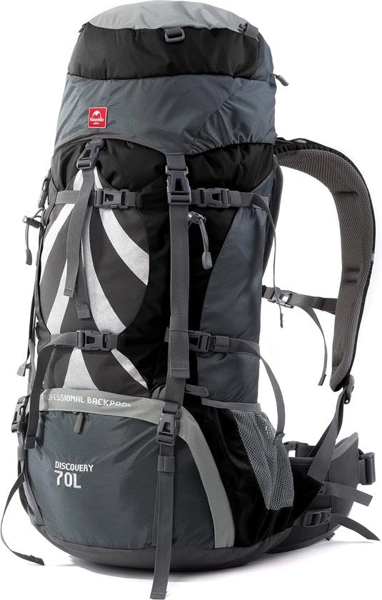 Zak da viaggio per uomo e donna, 70 litri, grande borsa da viaggio ultraleggera e impermeabile, borsa da viaggio con protezione da pioggia, per outdoor, escursionismo, campeggio
