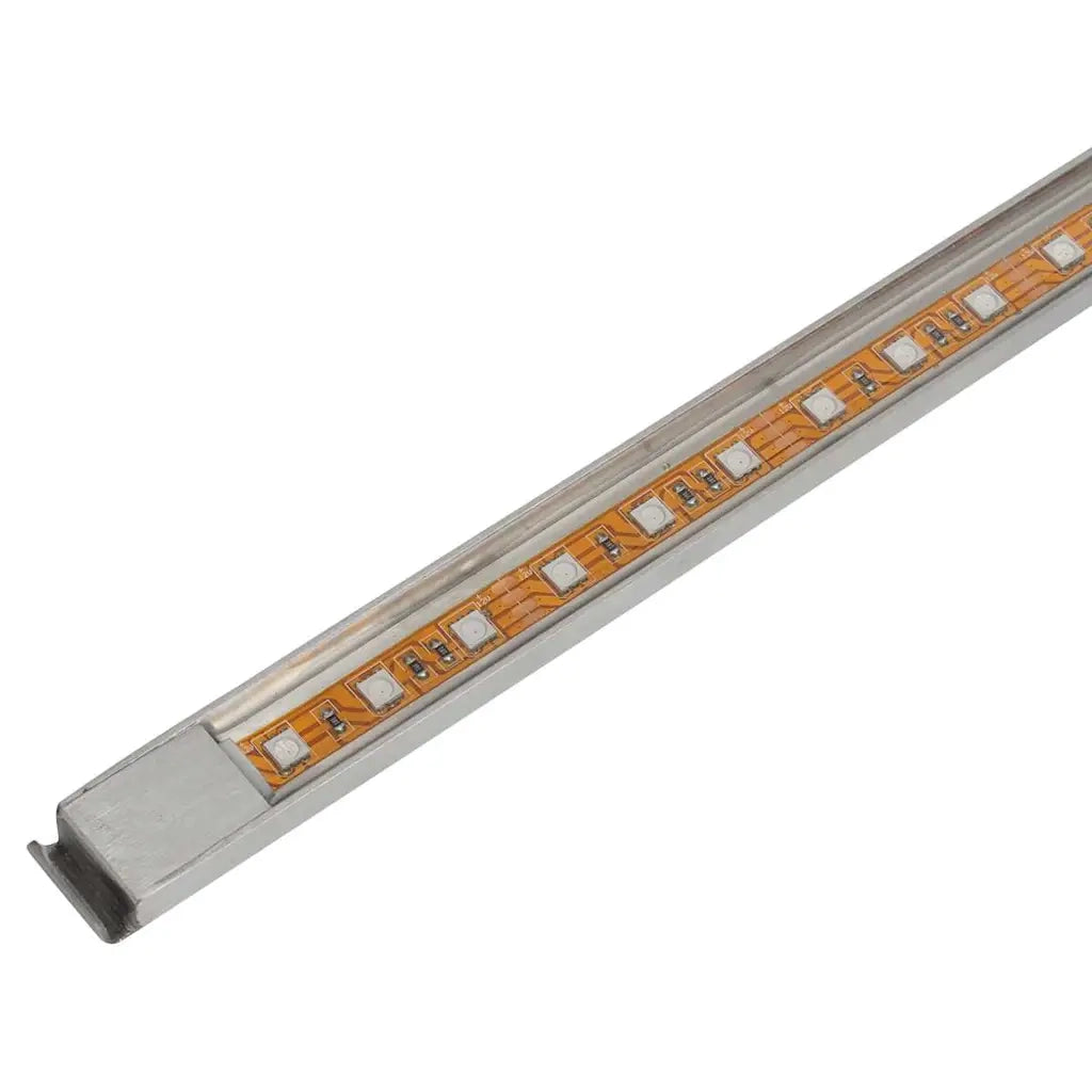 Cascata per Laghetto Rettangolare con LED in Acciaio Inox 60 cm 41673