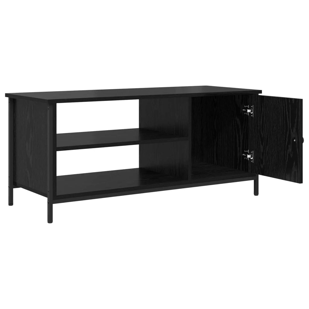 Mobile TV Rovere Nero 100 x 40 x 45 cm Legno multistrato 879479