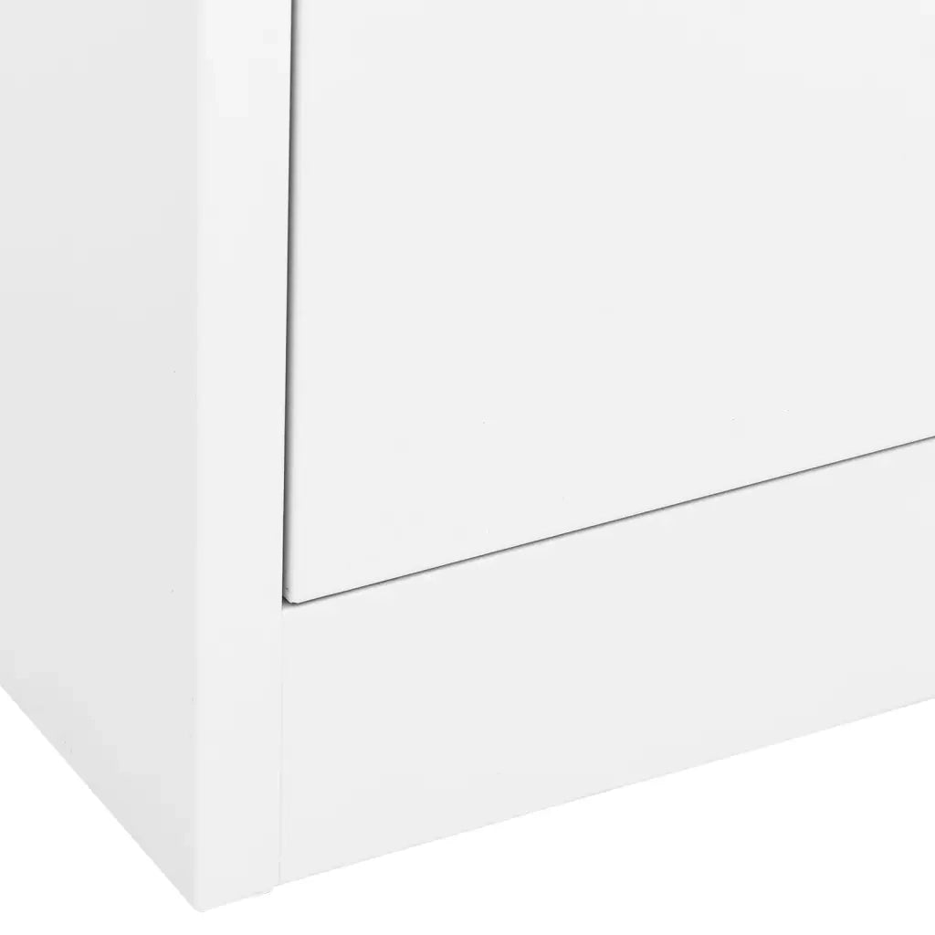 Armadio Classificatore Bianco 90x46x72,5 cm in Acciaio 336286
