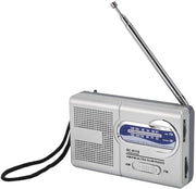 Radio FM/AM portatile su batterie - Mini Radio multifunzionale - Ideale per viaggiare/camminare/ciclare - Progettata per essere compatta - Regalo ideale