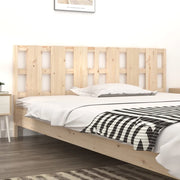 Testiera per Letto-Testata-Testiera Decorativa 205,5x4x100 cm Legno Massello di Pino 341746