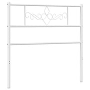 Testiera | Testata di Ricambio in Metallo Bianco 75 cm