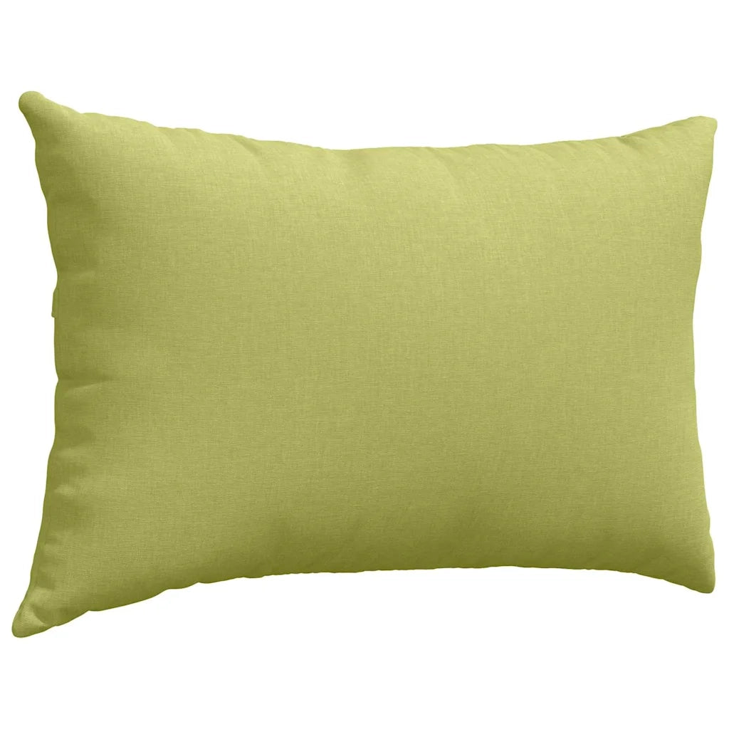 Cuscini da Divano 2 pz-Set di 2 Cuscini per Sofa Verde chiaro 60 x 40 cm Tessuto
