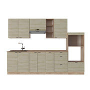 Cucina componibile Fame-Line Pannello in quercia/Rovere dorato 280 cm, PL Rovere Vicco