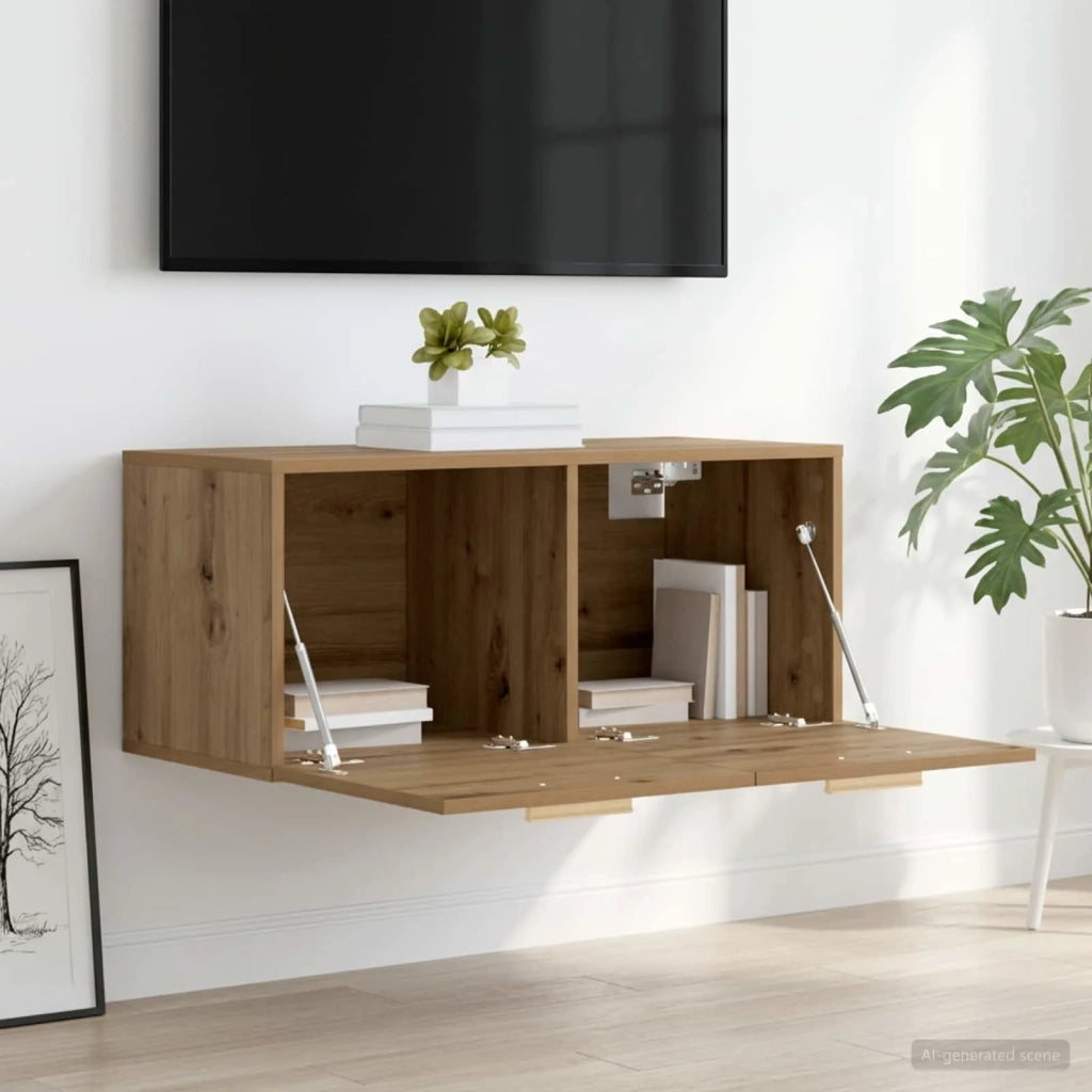 Armadietto a muro A parete Rovere artigianale 80 x 36,5 x 35 cm 8009810