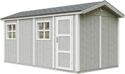 Casetta da giardino di qualit? premium 11,47 m² - H252x250x530 cm - Timbela M915C-TUNDRA GREY