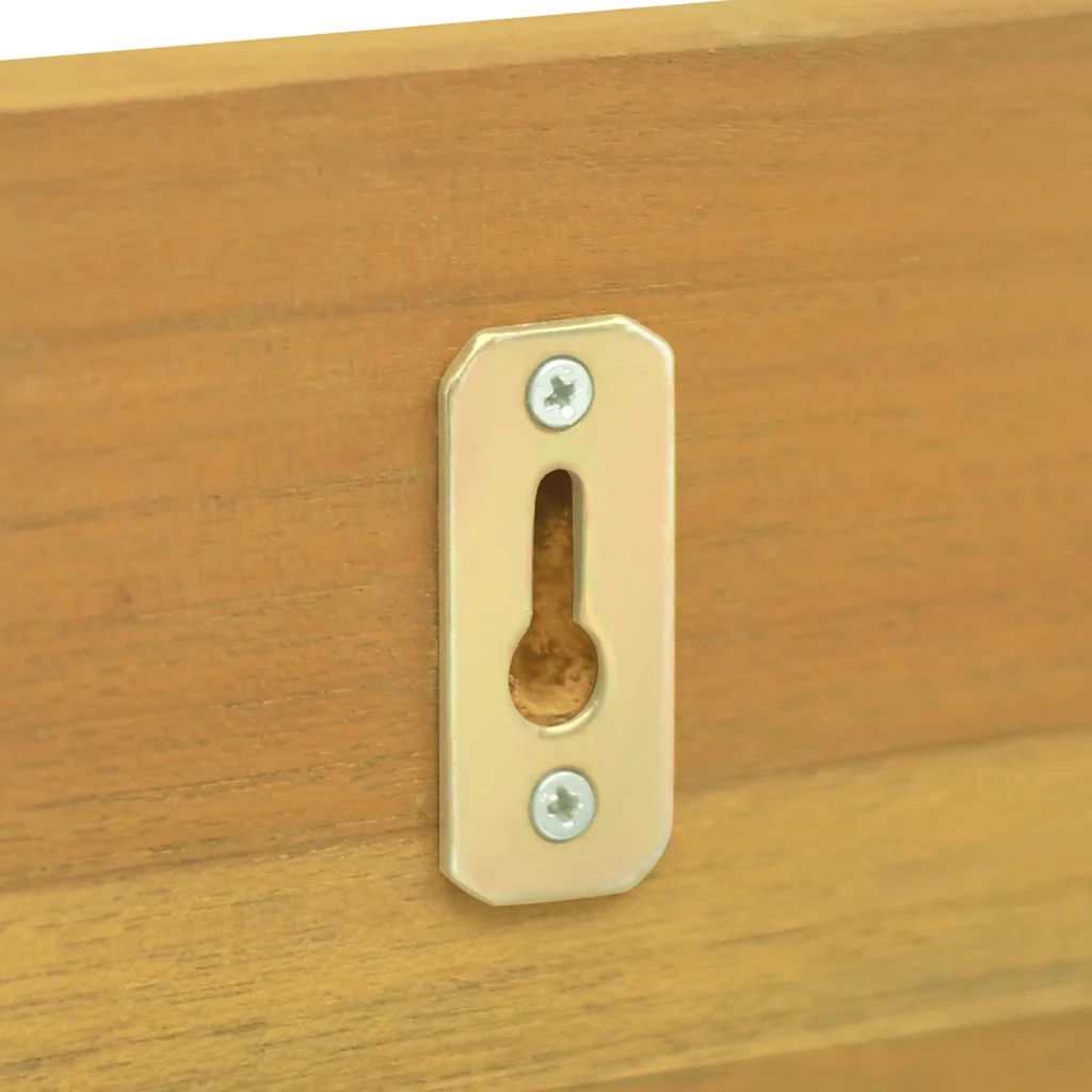 Mensole da Parete 2 pz 90x10x10 cm in Legno Massello di Teak 338260