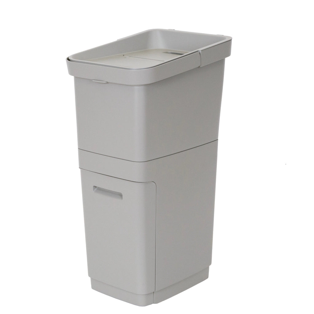 PATTUMIERA STOCCOLMA 36,5L GRIGIA CON CASSETTO