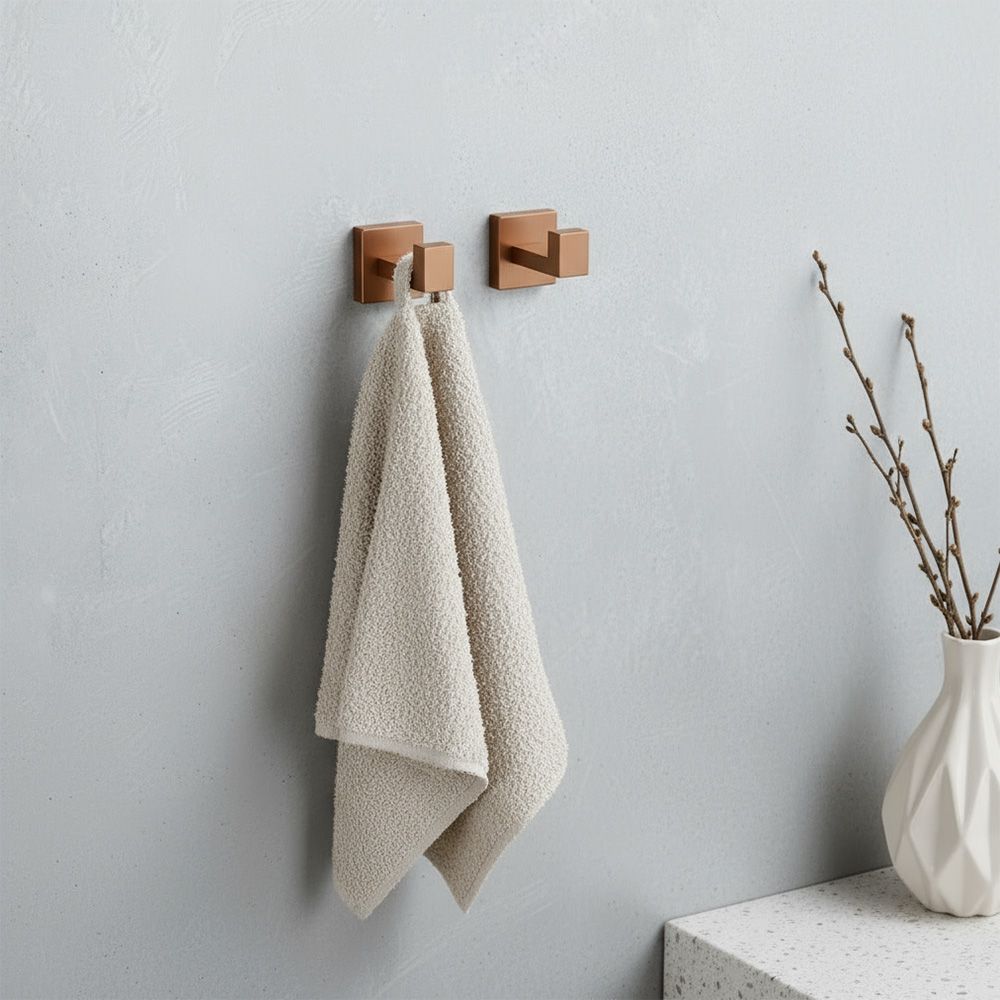 Set Accessori Da Bagno Rio Brush Copper 4 Pezzi