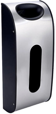 Dispensatore per Tas a Muro - Materiale Inox - Resistente alle Impressioni Digitali - Supporto per Borsa della Spesa - Organizzazione della Cucina - Dimensioni 15,6x6,5x3,5 Pollici
