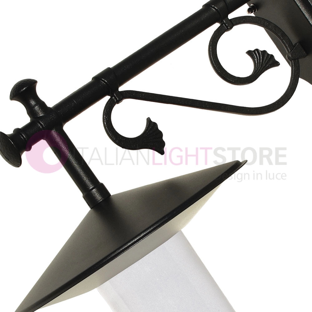 KAIROS ANTRACITE Lampada a Parete da Esterno  con piattino d.30