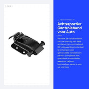 Controbanda per Portiera posteriore in alluminio - Nero - Per Sprinter 2006-2013 - Controspinta per Portiera posteriore - Numero di riferimento OEM A9067600428 - Dimensioni 105x65 mm - Riem di Portiera