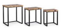Set 3 Tavolini Elwood in Legno