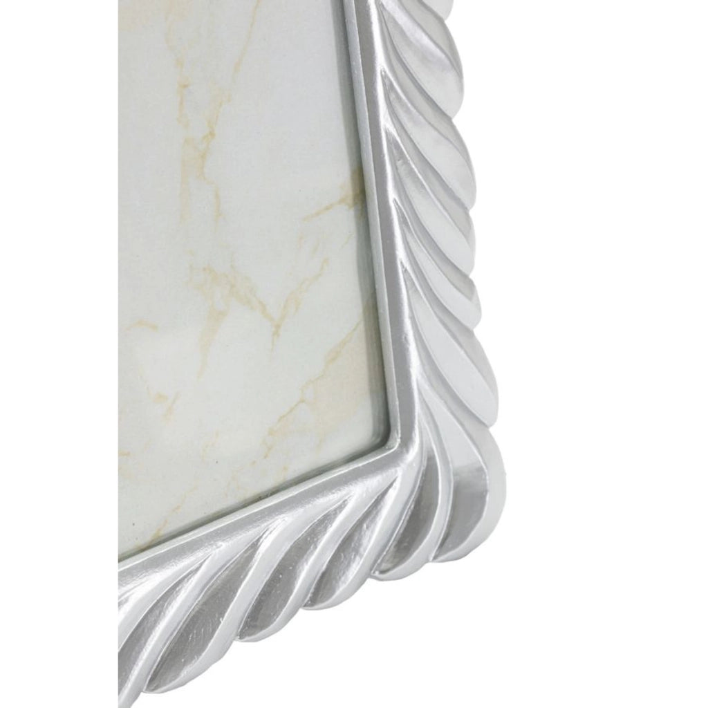 Cornice portafoto Carvy in resina argento 20x25
