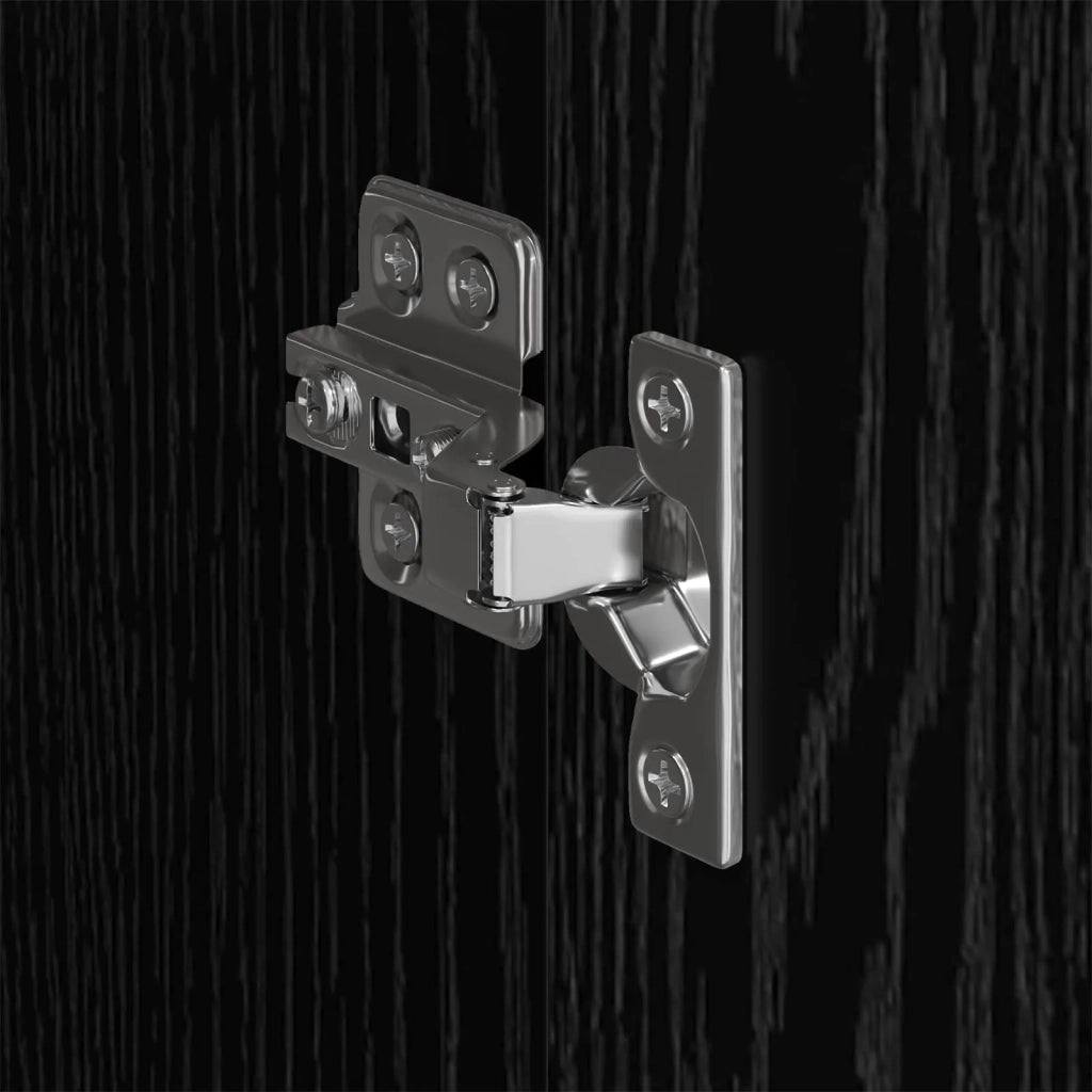 Armadio Rovere Nero 50 x 50 x 200 cm Legno multistrato 3403016