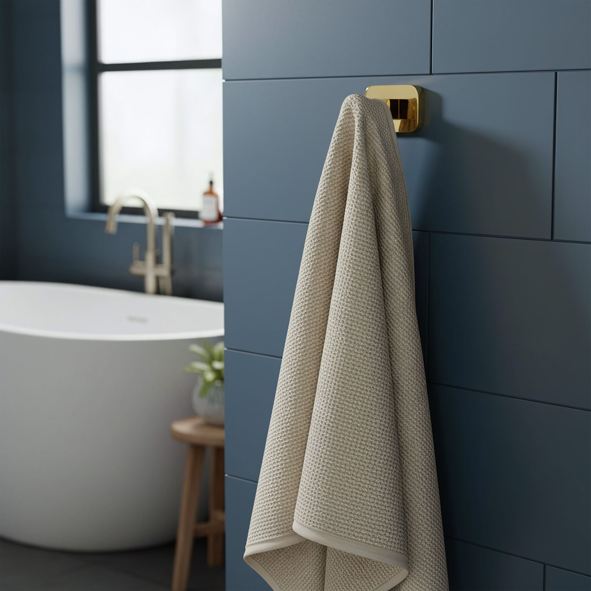 Portasciugamano Da Bagno Nico 5905 Gold