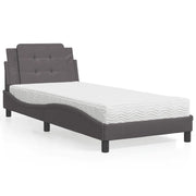 Giroletto senza Materasso Zadar Grigio 90x190 cm in Similpelle 3208834
