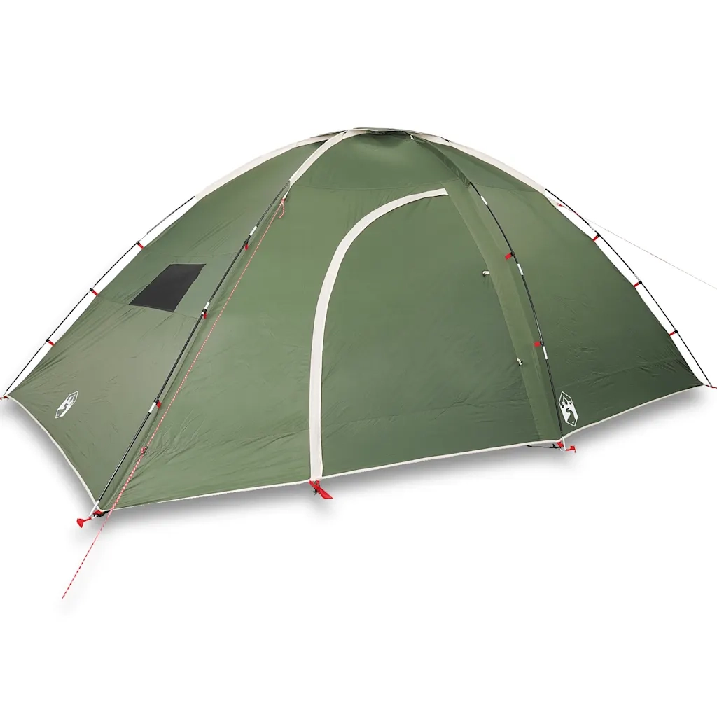 Tenda da Campeggio per 8 Persone-Tenda per Famiglie Verde Impermeabile