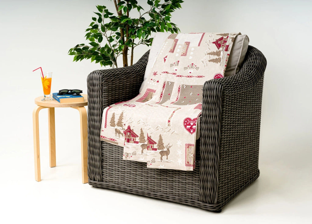 Telo Arredo Granfoulard Copritutto Cotone Made Italy Vari Disegni Arredatutto Copriletto Multiuso - 1 Piazza - Valbadia