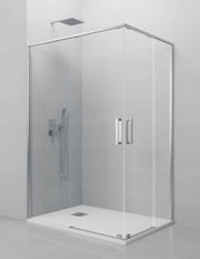 Box doccia ingresso angolare 2+2 ABANTE (TWENTY) 90x80 cm Cromo
