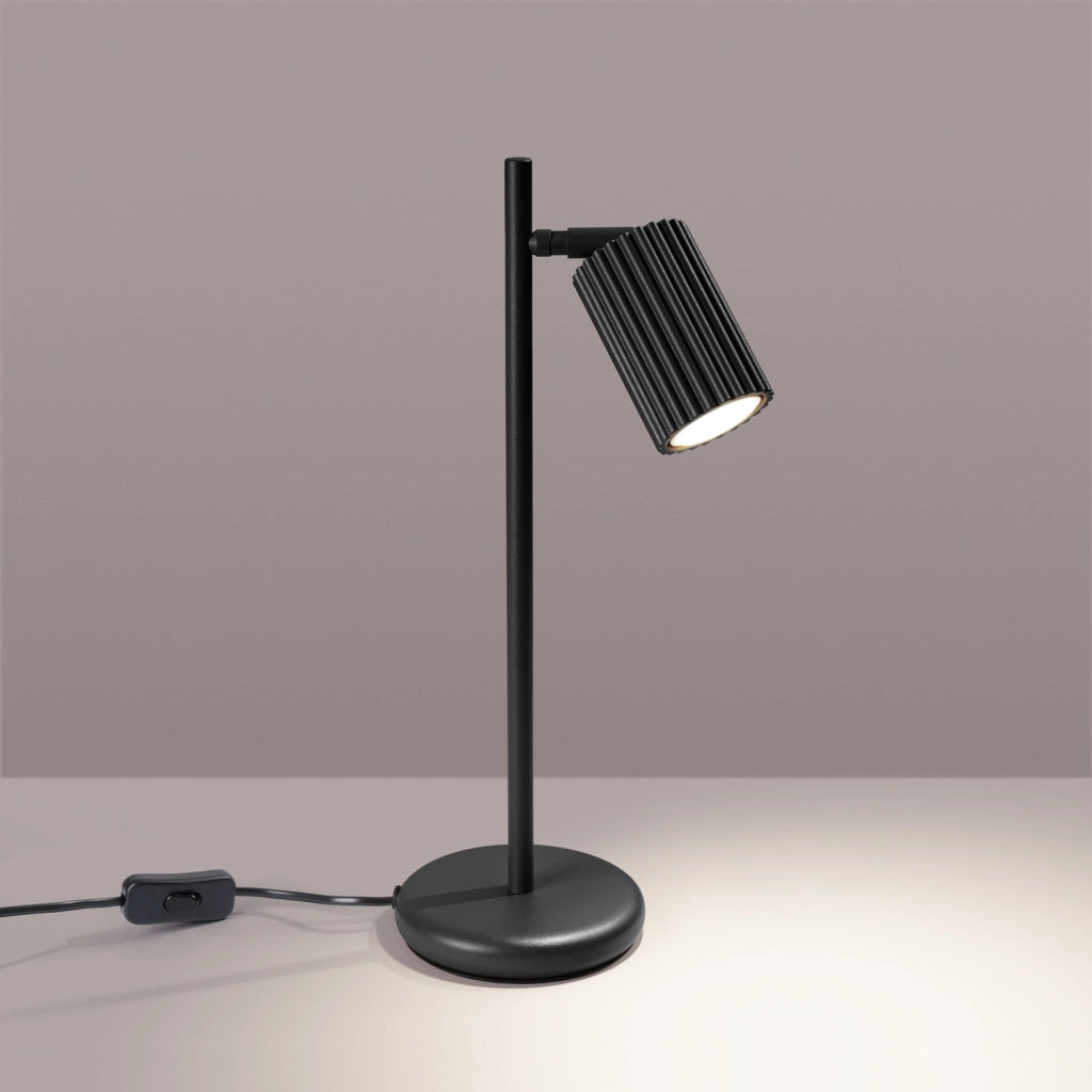 Lampada da scrivania moderna nera GU10 orientabile GRAVIO