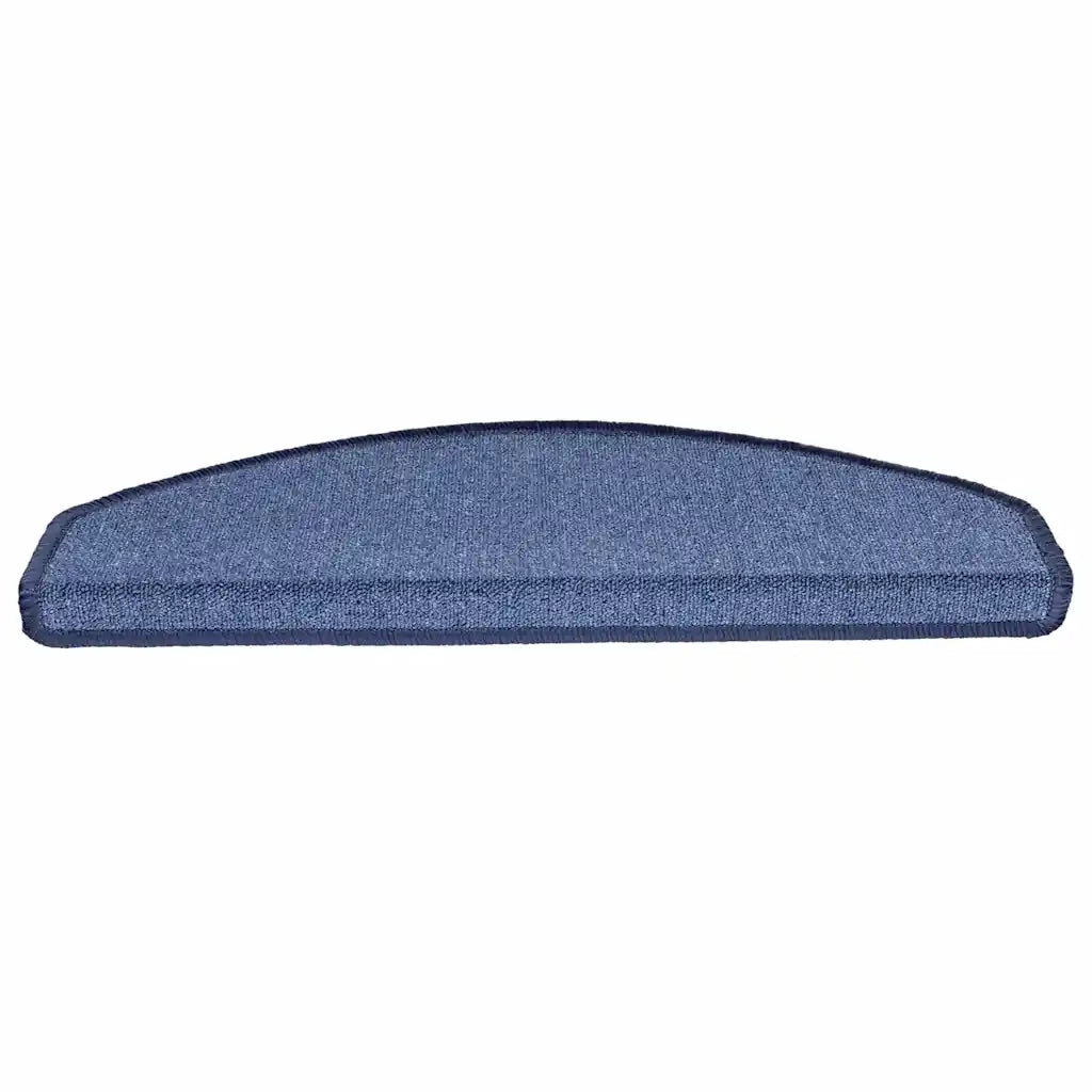 Tappetini per scale 20 pz 65x24x4 cm Blu Semicircolari Grandi
