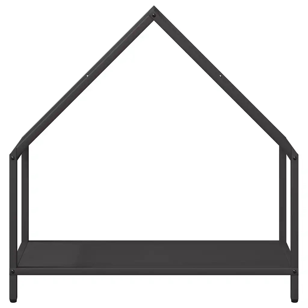 Rastrelliera per Legna da Ardere Nera 60x25x60 cm CFW2427784