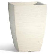 VASO IN RESINA MONACIS ADONE SQUARE  H 37 cm. VARI COLORI Colore: BORDEAUX