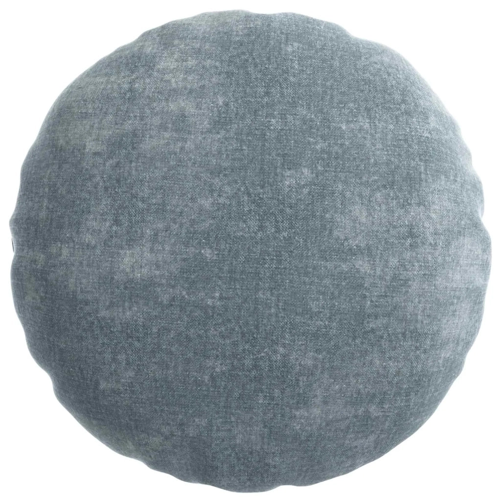 Federa 6 pz HEERLEN Azzurro Ø 30 cm Tessuto Chenille 921988