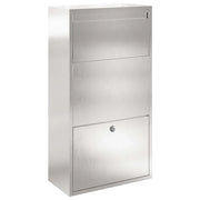 Cassetta per pacchi con archiviazione Argento 44 x 22 x 82 cm CFW4962913