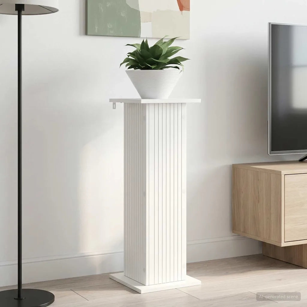 Supporto per piante 2 pcs Bianco 30,5 x 30 x 80,5 cm