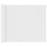 Paravento da Balcone Bianco 75x300 cm in Tessuto Oxford cod mxl 15477