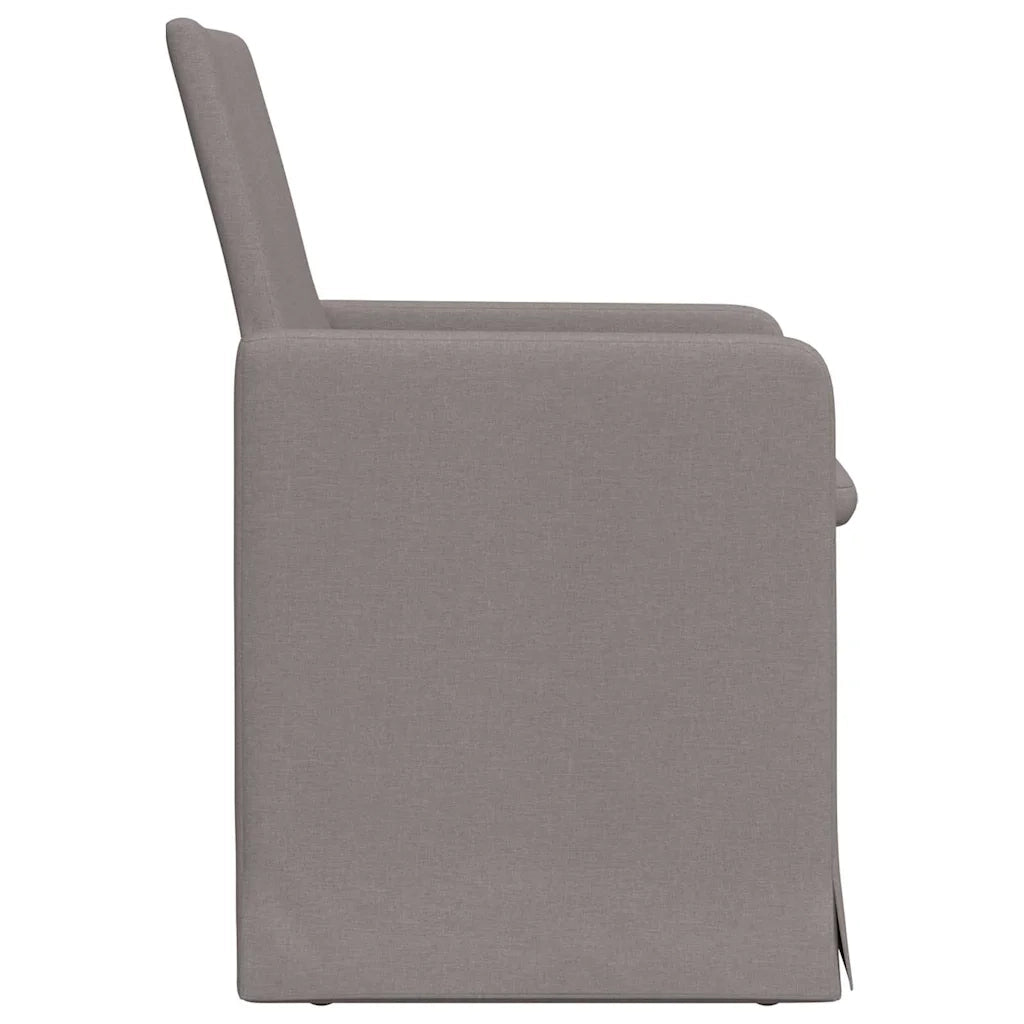 Sedie da pranzo 2 pcs Talpa 57 x 67 x 95 cm Tessuto