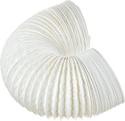Sfoglia Flessibile per Condizionatori, Asciugatrice e Ventilatori - 5 m - PVC - Diametro 100/102 mm