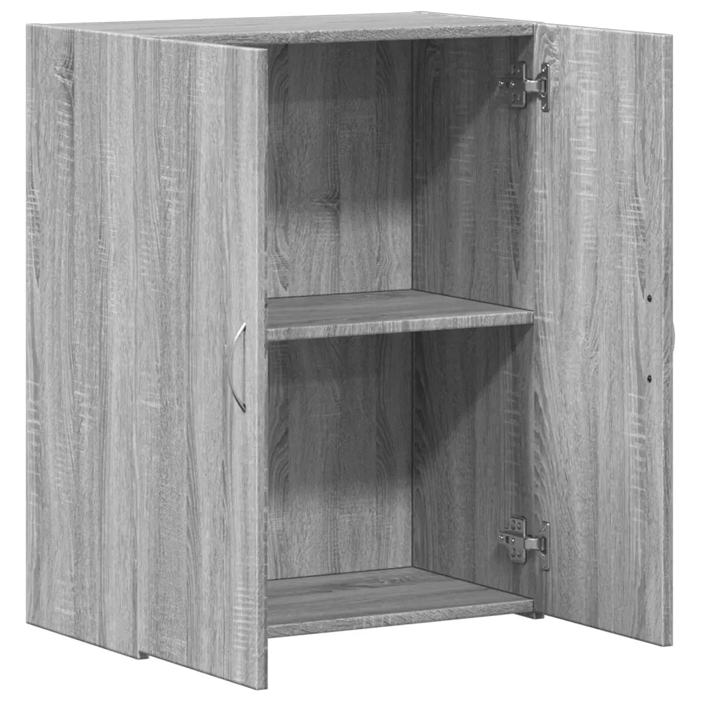Schedario Grigio Sonoma 60x32x77,5 cm in Legno Multistrato 840770