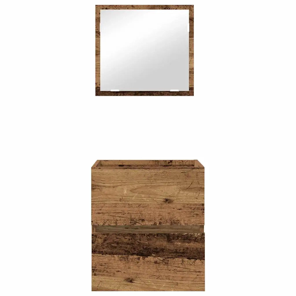 Mobile da Bagno con cassetto Legno vecchio 41 x 38,5 x 45 cm 875700