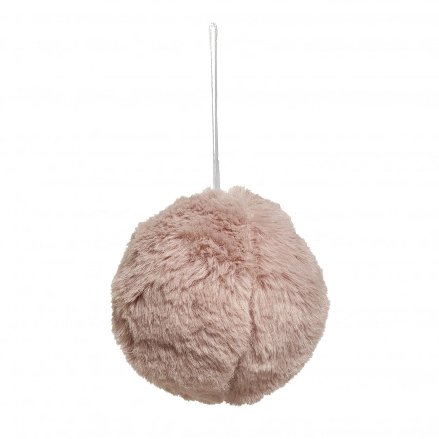 Sfera fluffy rosa d. 8cm
