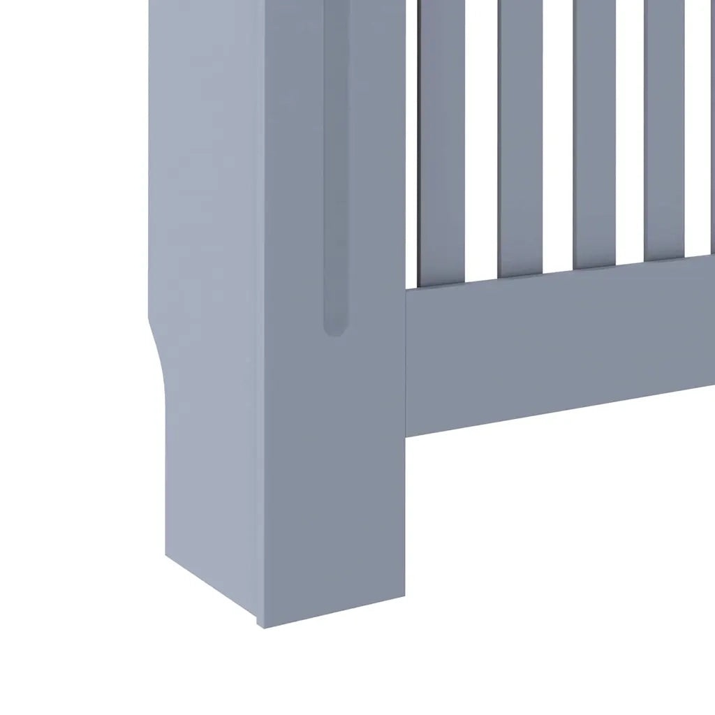 vidaXL Copertura per radiatori 2 pcs Grigio 152 x 19 x 81.5 cm