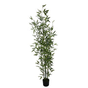 Piante di Bamboo Artificiale con 9 Fusti e 84 Rami Realistici, Pianta Decorativa Tropicale per Interni e Ambienti Commer