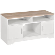 Mobile TV con scaffalatura ¨C zephmum ¨C Bianco 105x40x52 cm